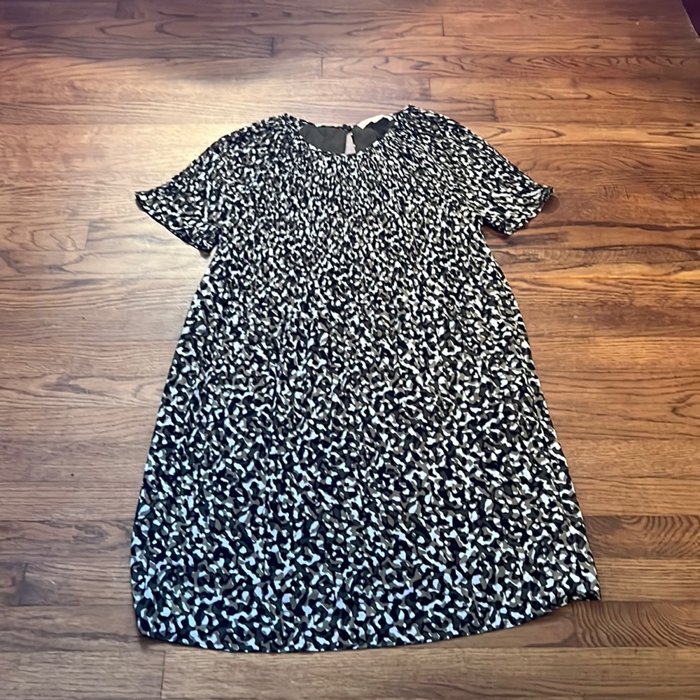 Michael Kors camouflage pleated dress